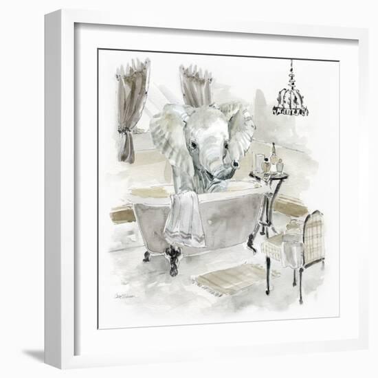 Elephant Bath-Carol Robinson-Framed Art Print