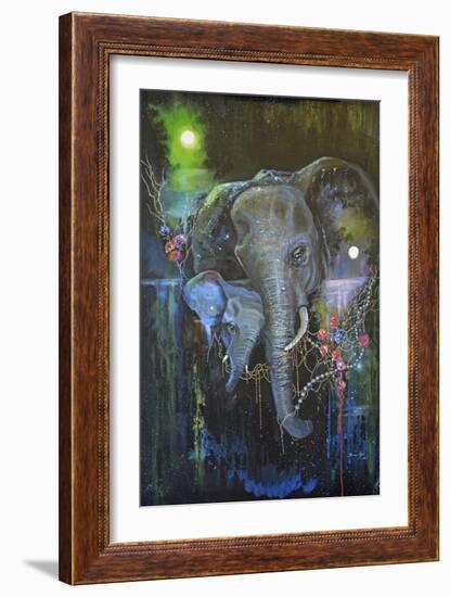 Elephant Bond-Sue Clyne-Framed Giclee Print