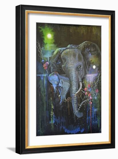 Elephant Bond-Sue Clyne-Framed Giclee Print