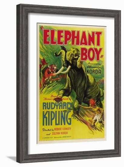 Elephant Boy, 1937-null-Framed Art Print