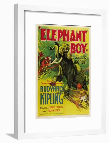 Elephant Boy, 1937-null-Framed Art Print