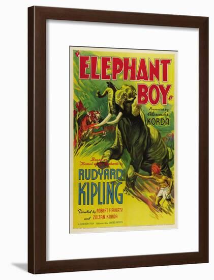 Elephant Boy, 1937-null-Framed Art Print