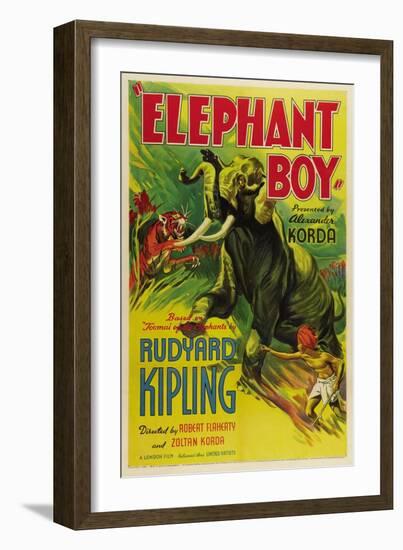 Elephant Boy, 1937-null-Framed Art Print