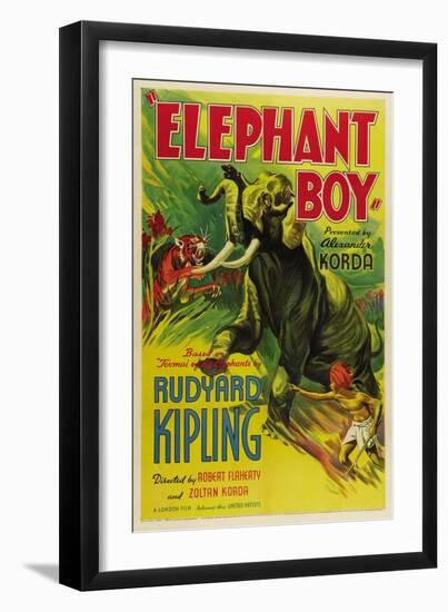 Elephant Boy, 1937-null-Framed Art Print