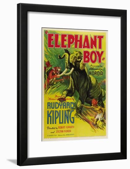 Elephant Boy, 1937-null-Framed Art Print