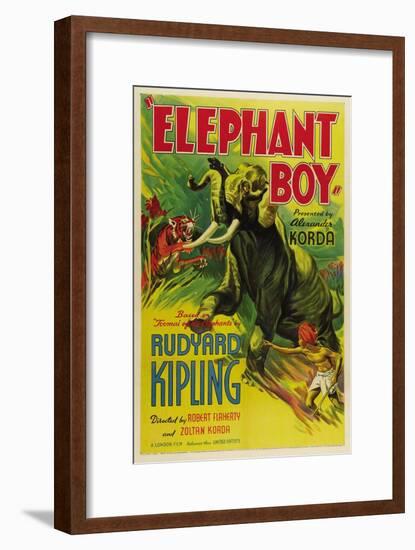 Elephant Boy, 1937-null-Framed Art Print