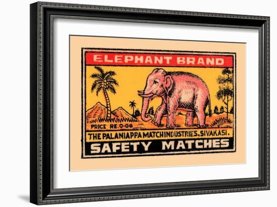 Elephant Brand-null-Framed Art Print