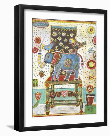 Elephant Chair-Jill Mayberg-Framed Giclee Print