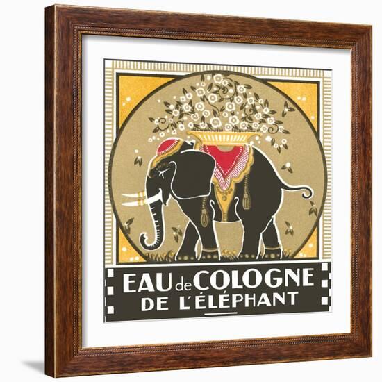 Elephant Cologne-null-Framed Art Print