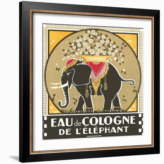 Elephant Cologne-null-Framed Art Print