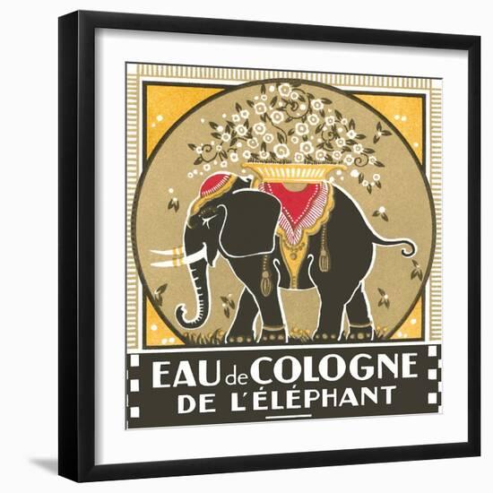 Elephant Cologne-null-Framed Art Print