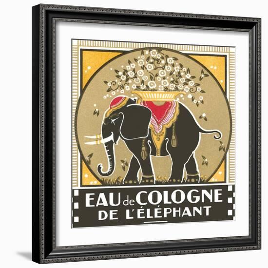 Elephant Cologne-null-Framed Art Print