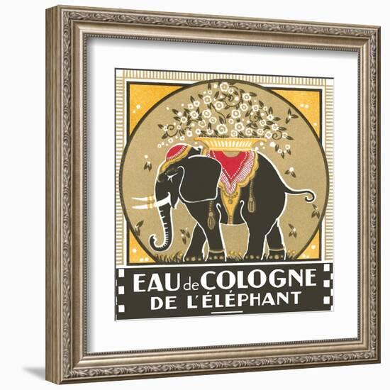 Elephant Cologne-null-Framed Art Print