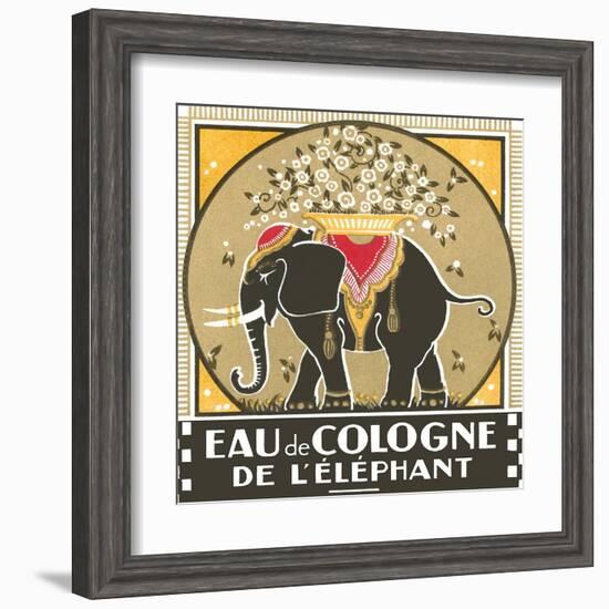 Elephant Cologne-null-Framed Art Print