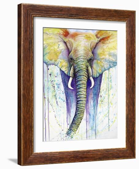 Elephant Colors-Michelle Faber-Framed Giclee Print