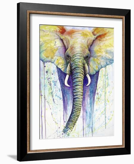 Elephant Colors-Michelle Faber-Framed Giclee Print