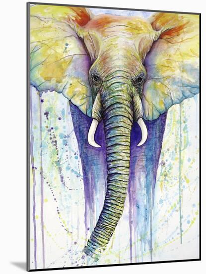 Elephant Colors-Michelle Faber-Mounted Giclee Print