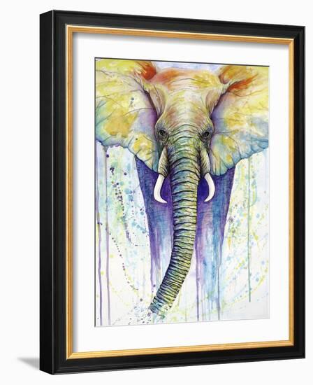 Elephant Colors-Michelle Faber-Framed Giclee Print