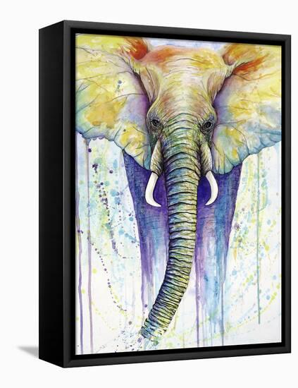 Elephant Colors-Michelle Faber-Framed Premier Image Canvas