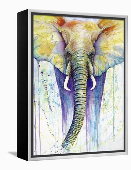 Elephant Colors-Michelle Faber-Framed Premier Image Canvas