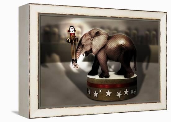 Elephant Dancer-Carrie Webster-Framed Premier Image Canvas