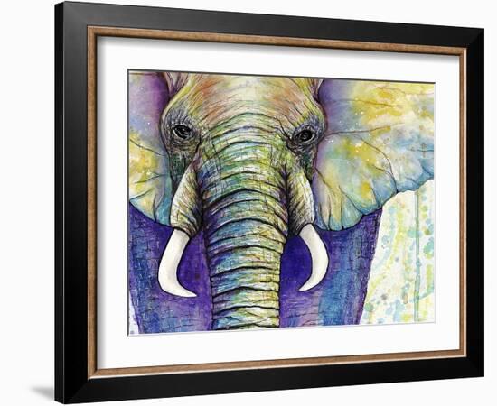 Elephant Face-Michelle Faber-Framed Giclee Print