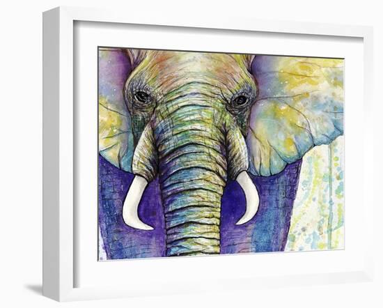 Elephant Face-Michelle Faber-Framed Giclee Print