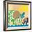 Elephant Family-Z Studio-Framed Premium Giclee Print