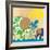 Elephant Family-Z Studio-Framed Art Print