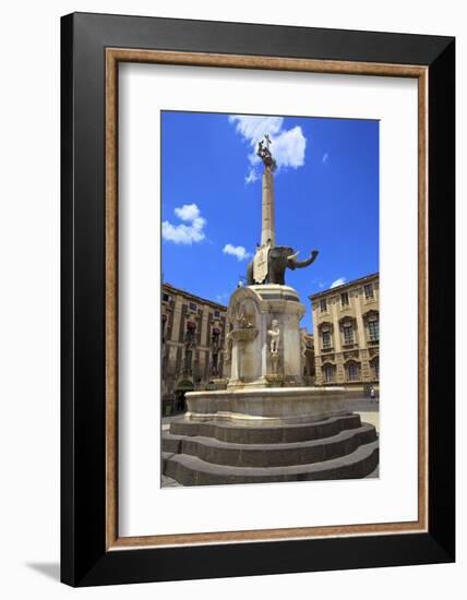 Elephant Fountain, Catania, Sicily, Italy, Europe-Neil Farrin-Framed Photographic Print