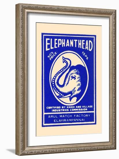 Elephant Head-null-Framed Art Print