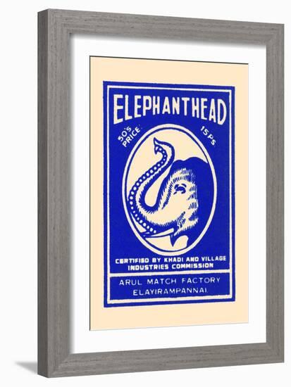 Elephant Head-null-Framed Art Print