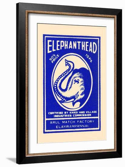 Elephant Head-null-Framed Art Print