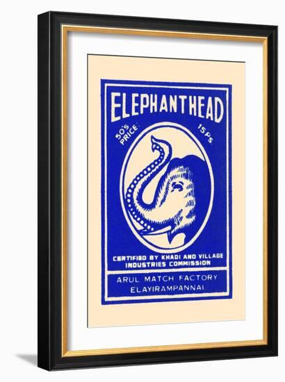 Elephant Head-null-Framed Art Print