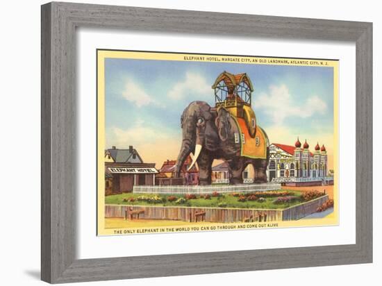 Elephant Hotel, Atlantic City, New Jersey-null-Framed Art Print