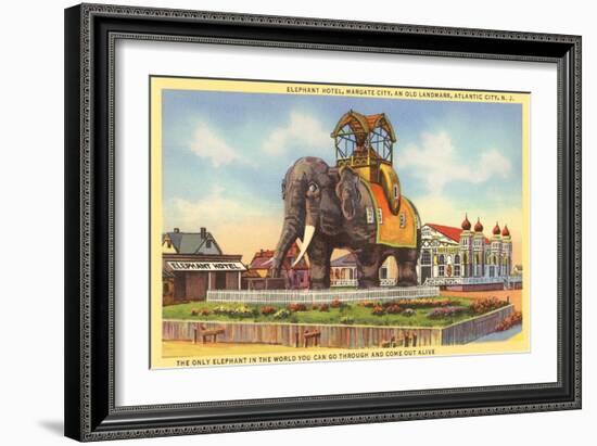 Elephant Hotel, Atlantic City, New Jersey-null-Framed Art Print