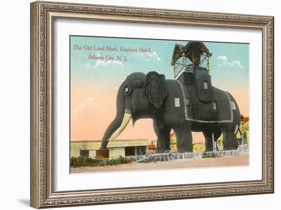 Elephant Hotel, Atlantic City-null-Framed Art Print