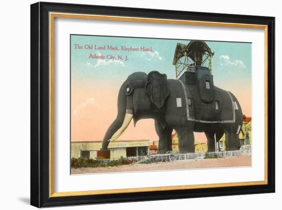 Elephant Hotel, Atlantic City-null-Framed Art Print