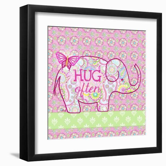 Elephant I-Andi Metz-Framed Art Print