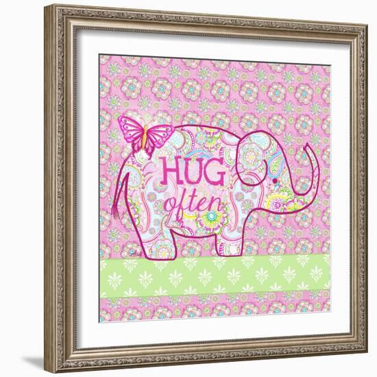 Elephant I-Andi Metz-Framed Art Print