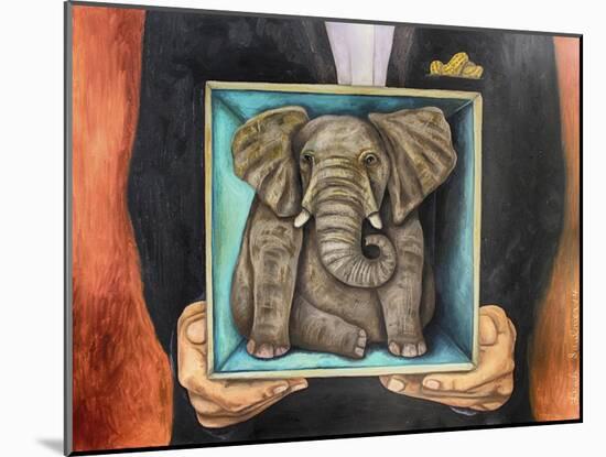 Elephant in a Box-Leah Saulnier-Mounted Giclee Print