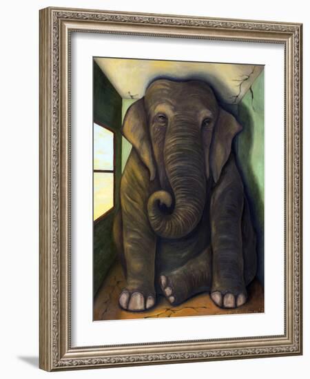 Elephant in the Room-Leah Saulnier-Framed Giclee Print