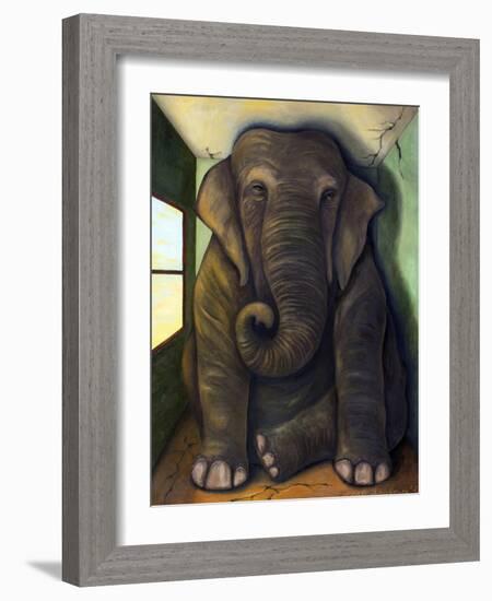 Elephant in the Room-Leah Saulnier-Framed Giclee Print