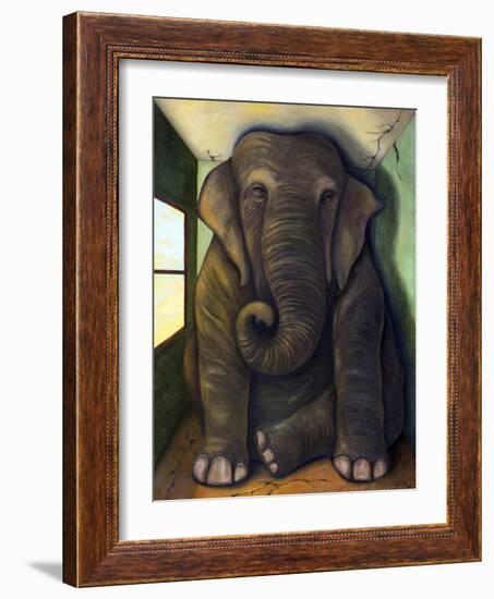 Elephant in the Room-Leah Saulnier-Framed Giclee Print