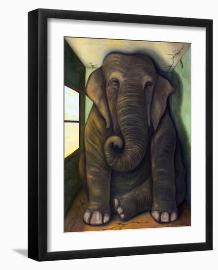 Elephant in the Room-Leah Saulnier-Framed Giclee Print