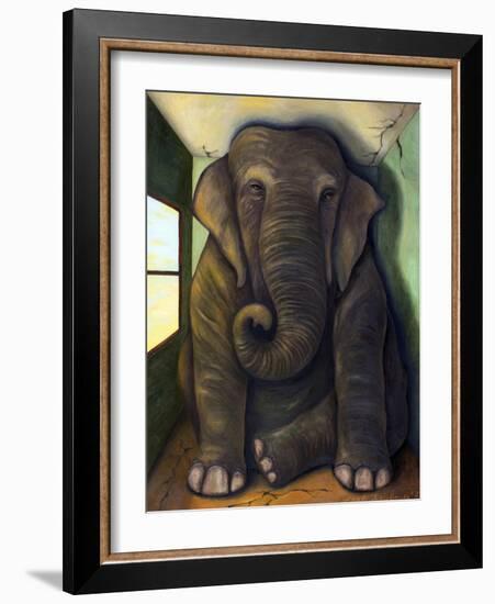 Elephant in the Room-Leah Saulnier-Framed Giclee Print