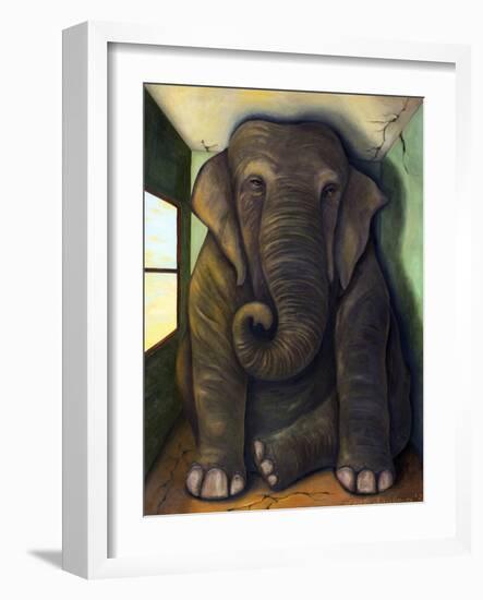 Elephant in the Room-Leah Saulnier-Framed Giclee Print