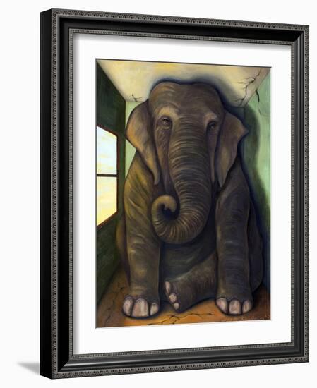 Elephant in the Room-Leah Saulnier-Framed Giclee Print