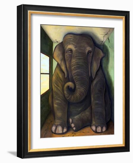 Elephant in the Room-Leah Saulnier-Framed Giclee Print