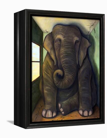 Elephant in the Room-Leah Saulnier-Framed Premier Image Canvas